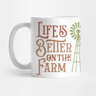 Life is better on the farm Mug